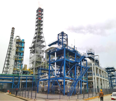 四化建承建的亚洲最大硫磺制酸项目投产